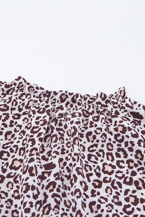 V Neck Long Sleeve Tie Waist Mini Dress