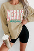 Varsity Font Graphic Print Crew Neck Sweatshirt