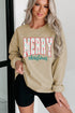 Varsity Font Graphic Print Crew Neck Sweatshirt
