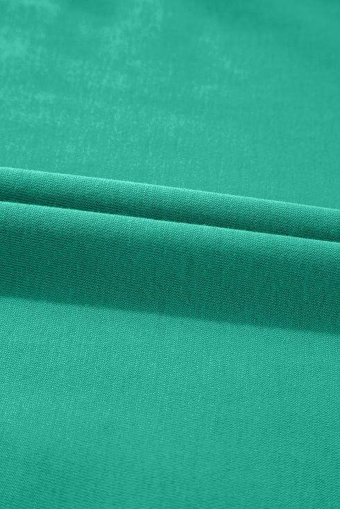 Varsity Game Day Striped Trim V Neck Sleeveless Mini Dress With Pockets