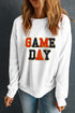 Varsity Letter Game Day Crew Neck Sweatshirt