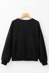 Varsity Letter Game Day Graphic Crew Neck Sweatshirt