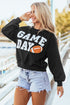 Varsity Letter Game Day Graphic Crew Neck Sweatshirt