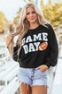 Varsity Letter Game Day Graphic Crew Neck Sweatshirt