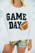 Varsity Letter Game Day Graphic Crew Neck Sweatshirt