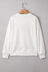 Varsity Letter Graphic Crew Neck Game Day Sweatshirt