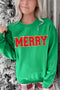 Varsity Letter Graphic Crew Neck Pullover Sweatshirt