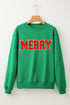 Varsity Letter Graphic Crew Neck Pullover Sweatshirt