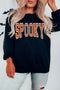 Varsity Letter Graphic Crewneck Pullover Sweatshirt