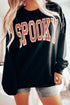 Varsity Letter Graphic Crewneck Pullover Sweatshirt