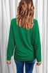 Varsity Letter Graphic Print Crew Neck Pullover Sweatshirt