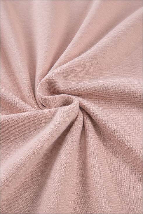 Varsity Stripe Contrast Collar Drop Shoulder Pullover And Drawstring Wide Leg Pant Set