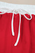 Varsity Stripe Contrast Trim Pullover Skort Two Piece Dress