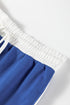 Varsity Stripe Contrast Trim Pullover Skort Two Piece Dress