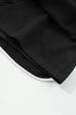Varsity Stripe Contrast Trim Pullover Skort Two Piece Dress