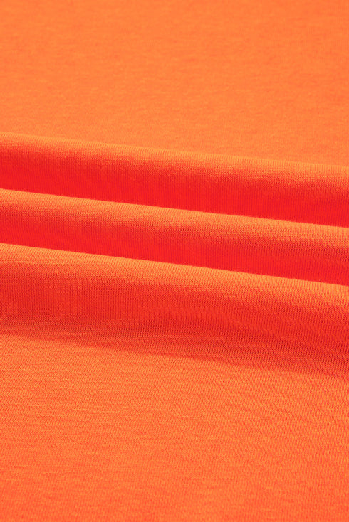 Varsity Stripe Drop Shoulder Drawstring Waist Short Set