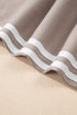 Varsity Striped Detail Crewneck Pullover Wide Leg Pant Set