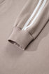 Varsity Striped Detail Crewneck Pullover Wide Leg Pant Set