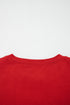 Varsity Striped Patchwork Crew Neck Short Sleeve T Shirt
