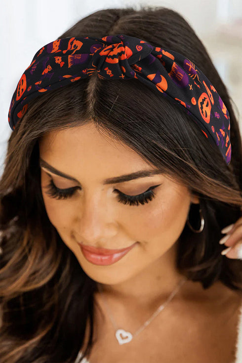 Vegetable Pattern Knotted Fabric Hair Accessory Headband