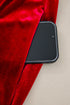 Velvet Bow Detail High Waist A Line Mini Dress