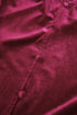 Velvet Button Up With Sequin Patchwork Sleeve Shirt