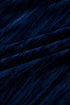 Velvet Ruched Puff Sleeve Bow Plus Size Midi Dress