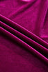 Velvet Short Sleeve Smocked Waist Tiered Maxi Dress