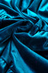 Velvet Short Sleeve Smocked Waist Tiered Maxi Dress
