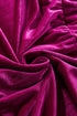 Velvet Short Sleeve Smocked Waist Tiered Maxi Dress