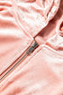 Velvet Zip Up Hoodie Wide Leg Lounge Pant Set