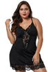 Venecia Chemise With Lace Trim