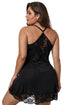 Venecia Chemise With Lace Trim