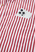 Vertical Stripe Button Front Patch Pocket Drop Shoulder Shirt