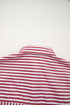 Vertical Stripe Button Front Patch Pocket Drop Shoulder Shirt