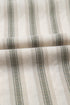 Vertical Stripe Frilled Tie Neck Short Sleeve Cotton Blouse