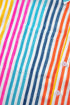 Vertical Stripe Print Relaxed Fit Button Down Shirt