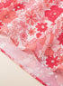 Vibrant Floral Print V Neck Kimono Blouse