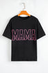 Vibrant MAMA Graphic Short Sleeve Everyday Comfy Tee Shirt