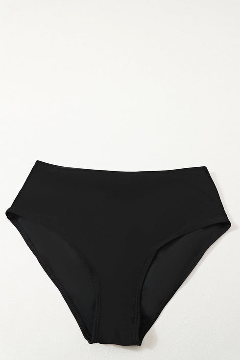 Vibrant Print Double Strap Tankini Top With Matching Swim Shorts Set