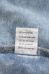 Vintage Distressed Raw Hem Button Denim Jacket