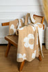 Vintage Floral Print Soft Plush Throw Blanket