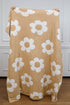 Vintage Floral Print Soft Plush Throw Blanket