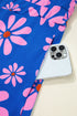 Vintage Floral Striped Quarter Zip Drawstring Mini Dress