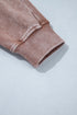 Vintage Half Zip Long Sleeve Shift Sweatshirt