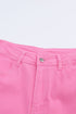 Vintage High Waist Distressed Raw Hem Flare Jeans