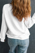 Vintage Inspired Baseball Season Graphic Crew Neck Sweatshirt