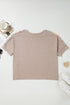Vintage Inspired Granny Square Crochet Accent Tee
