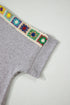 Vintage Inspired Granny Square Crochet Accent Tee