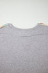 Vintage Inspired Granny Square Crochet Accent Tee